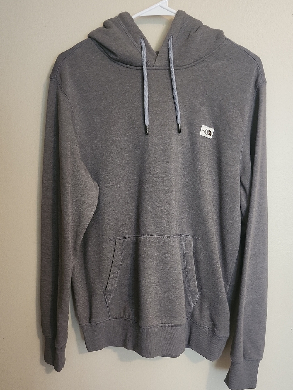 The North Face Men's Heather Gray Hooded Pullover Sweatshirt